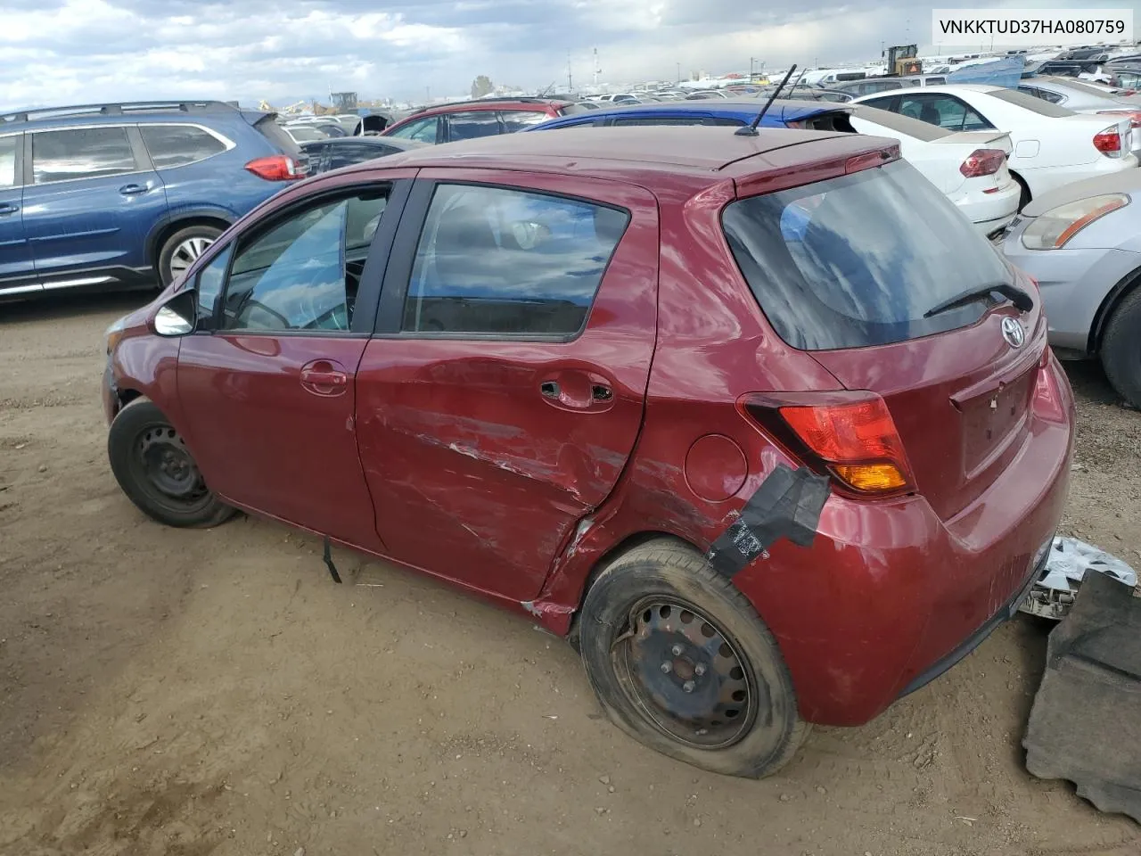 VNKKTUD37HA080759 2017 Toyota Yaris L