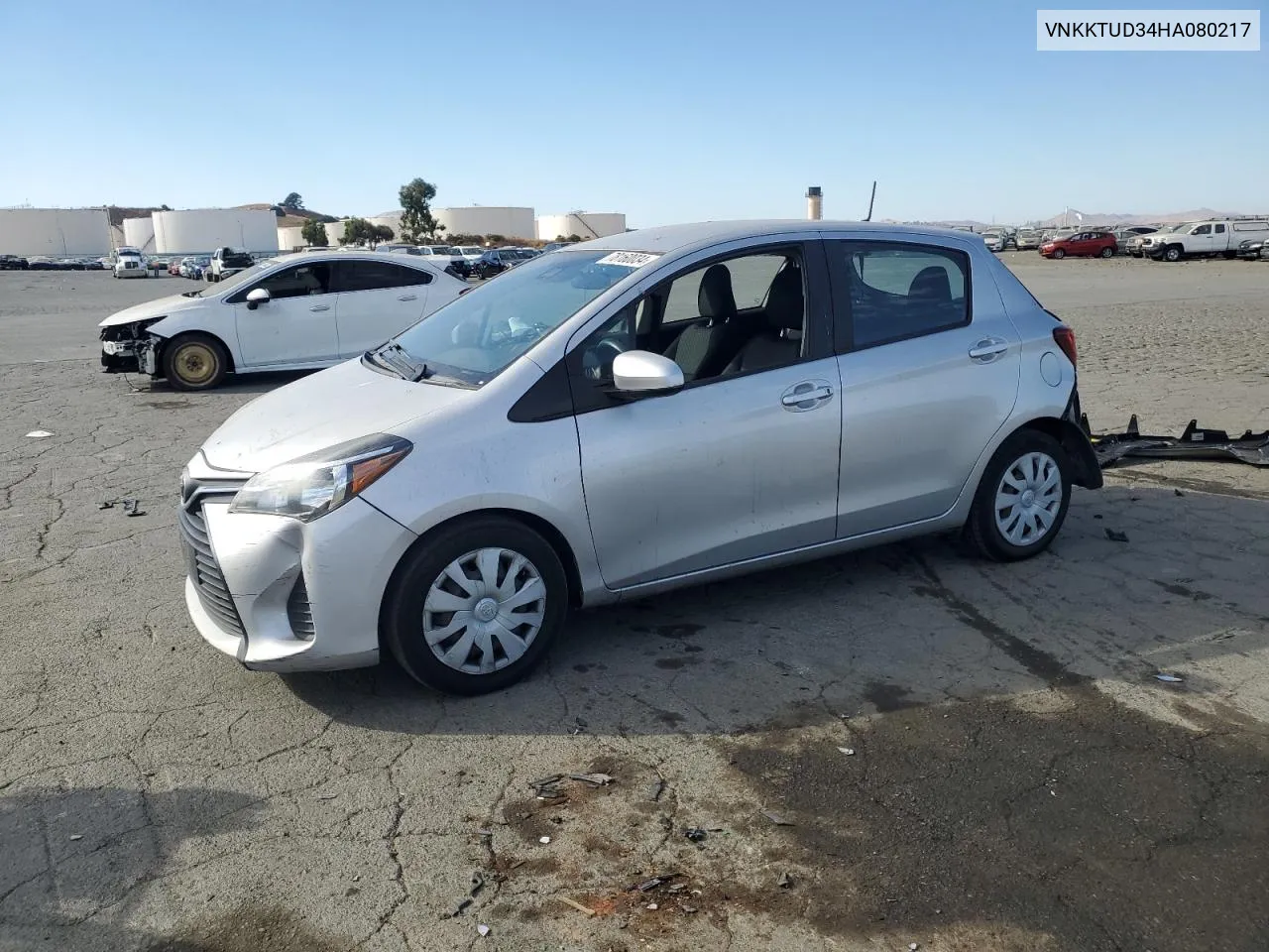 2017 Toyota Yaris L VIN: VNKKTUD34HA080217 Lot: 78160034