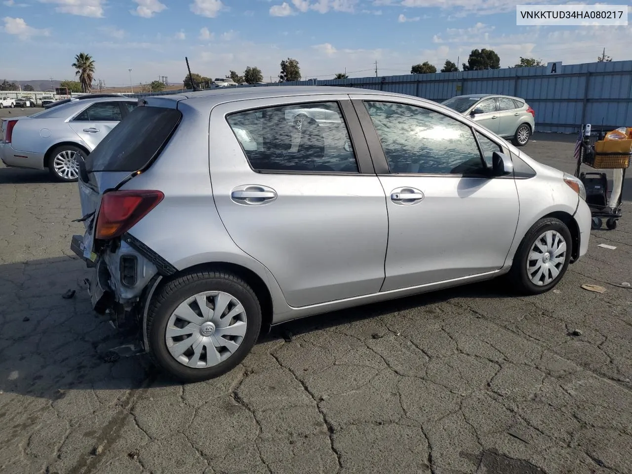 2017 Toyota Yaris L VIN: VNKKTUD34HA080217 Lot: 78160034