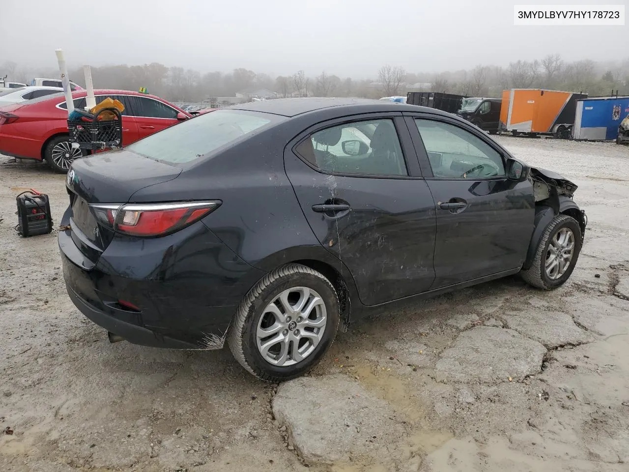 2017 Toyota Yaris Ia VIN: 3MYDLBYV7HY178723 Lot: 78406524