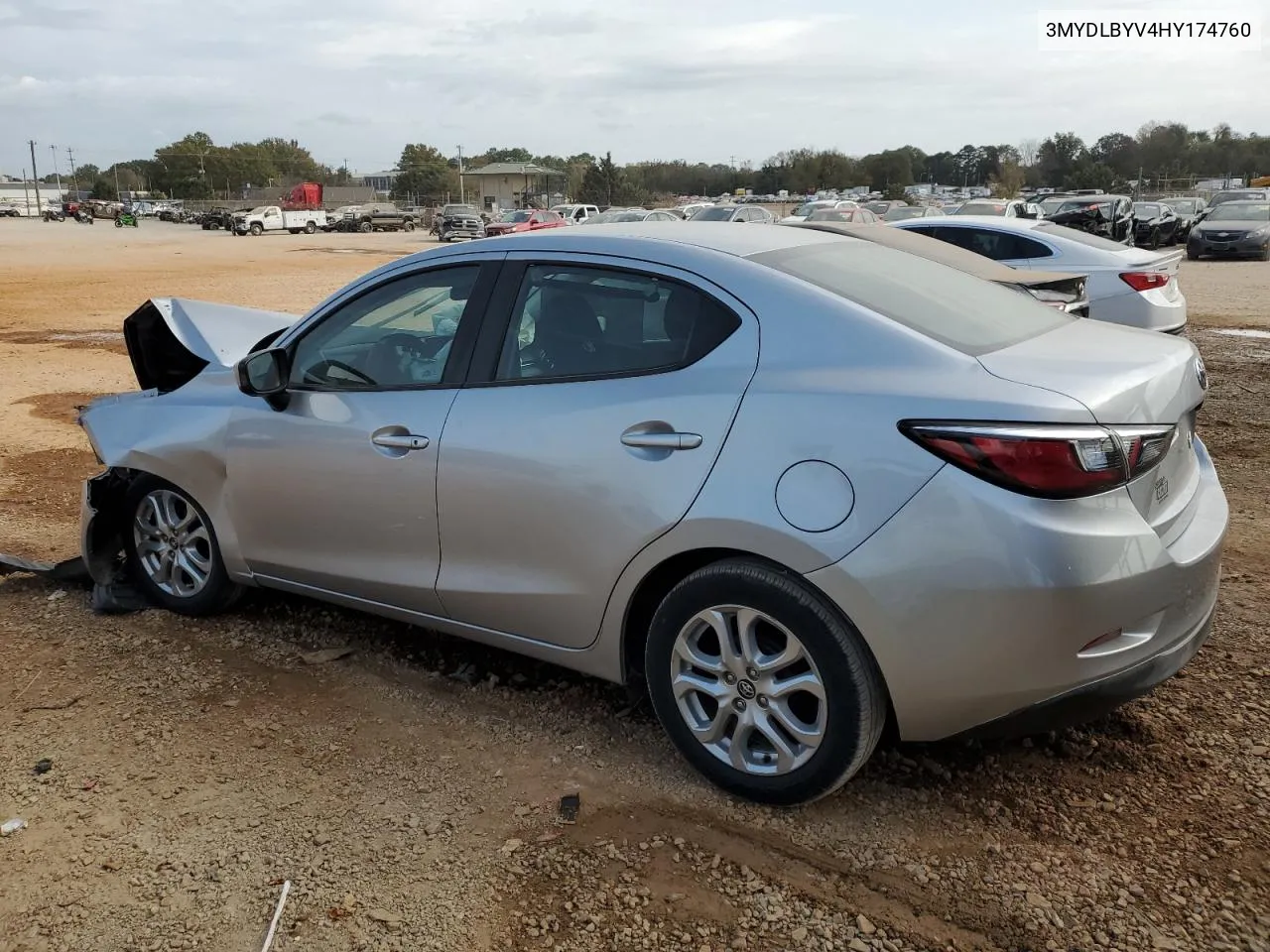 2017 Toyota Yaris Ia VIN: 3MYDLBYV4HY174760 Lot: 78731544