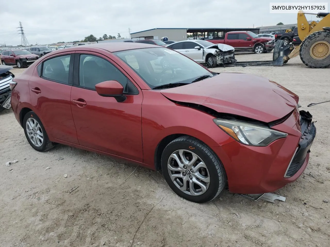 2017 Toyota Yaris Ia VIN: 3MYDLBYV2HY157925 Lot: 78952084