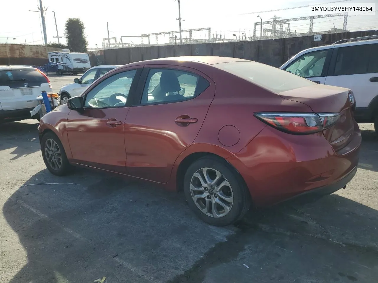 2017 Toyota Yaris Ia VIN: 3MYDLBYV8HY148064 Lot: 79574094