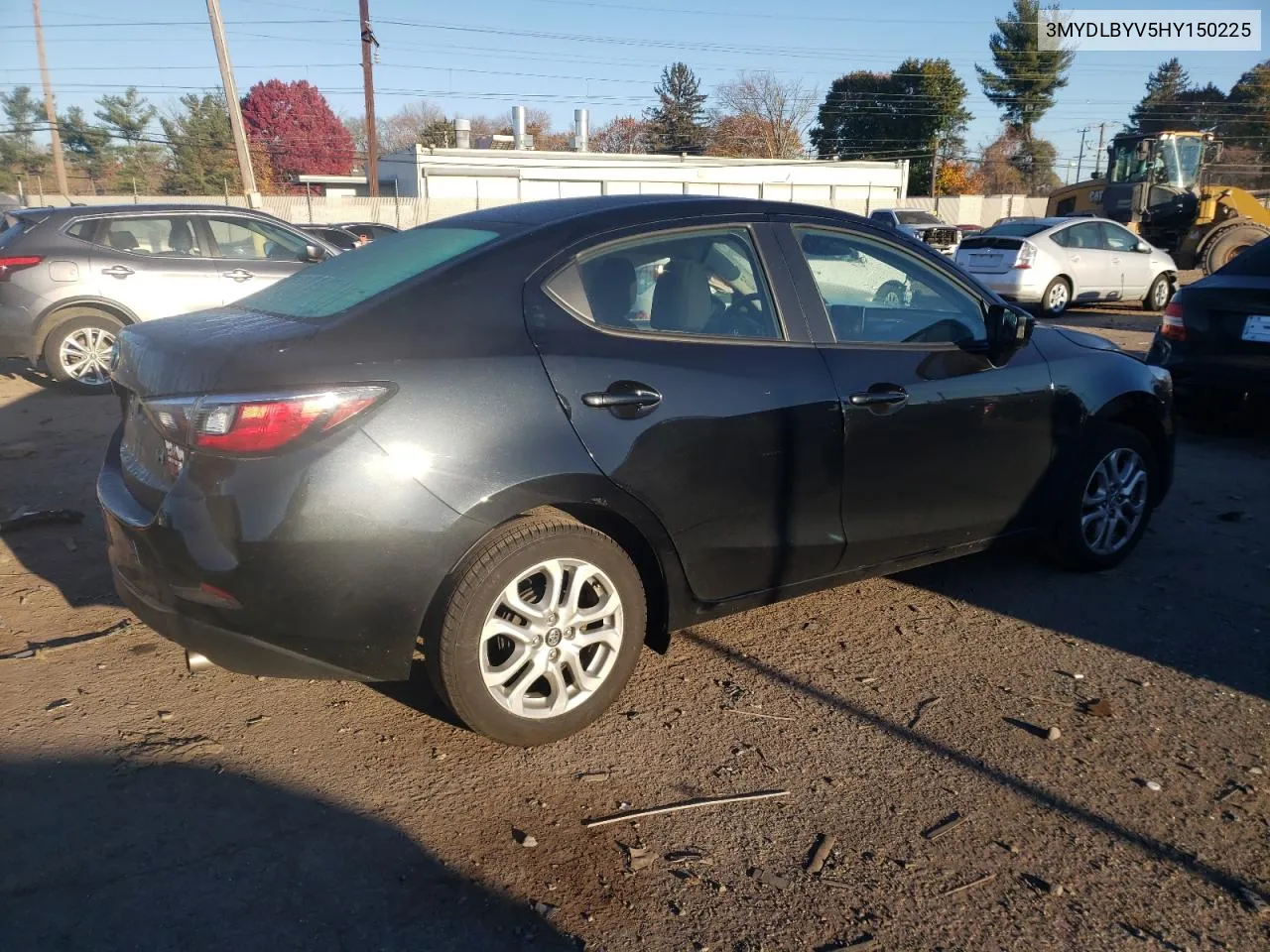 2017 Toyota Yaris Ia VIN: 3MYDLBYV5HY150225 Lot: 79621644