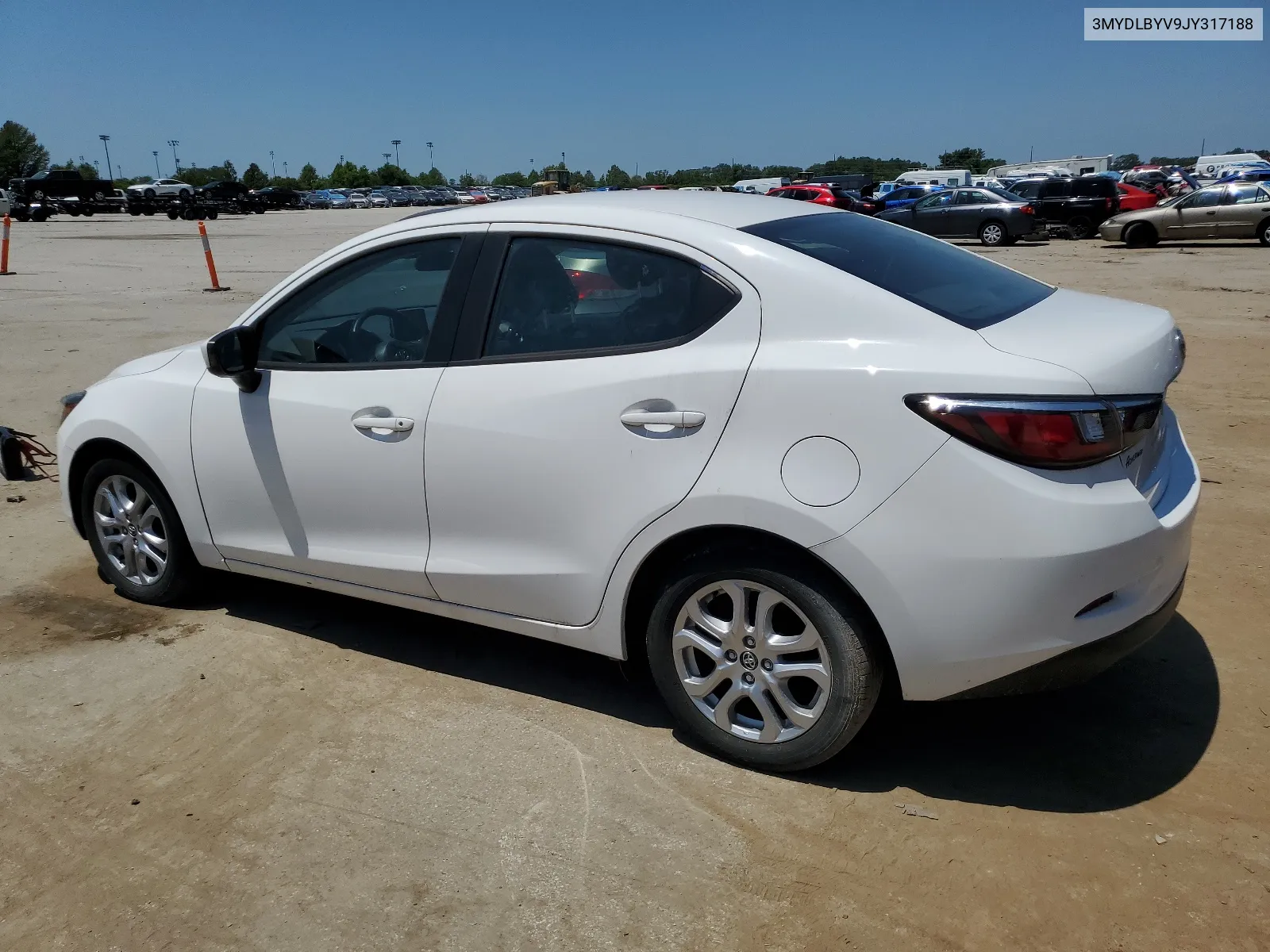 2018 Toyota Yaris Ia VIN: 3MYDLBYV9JY317188 Lot: 60623884