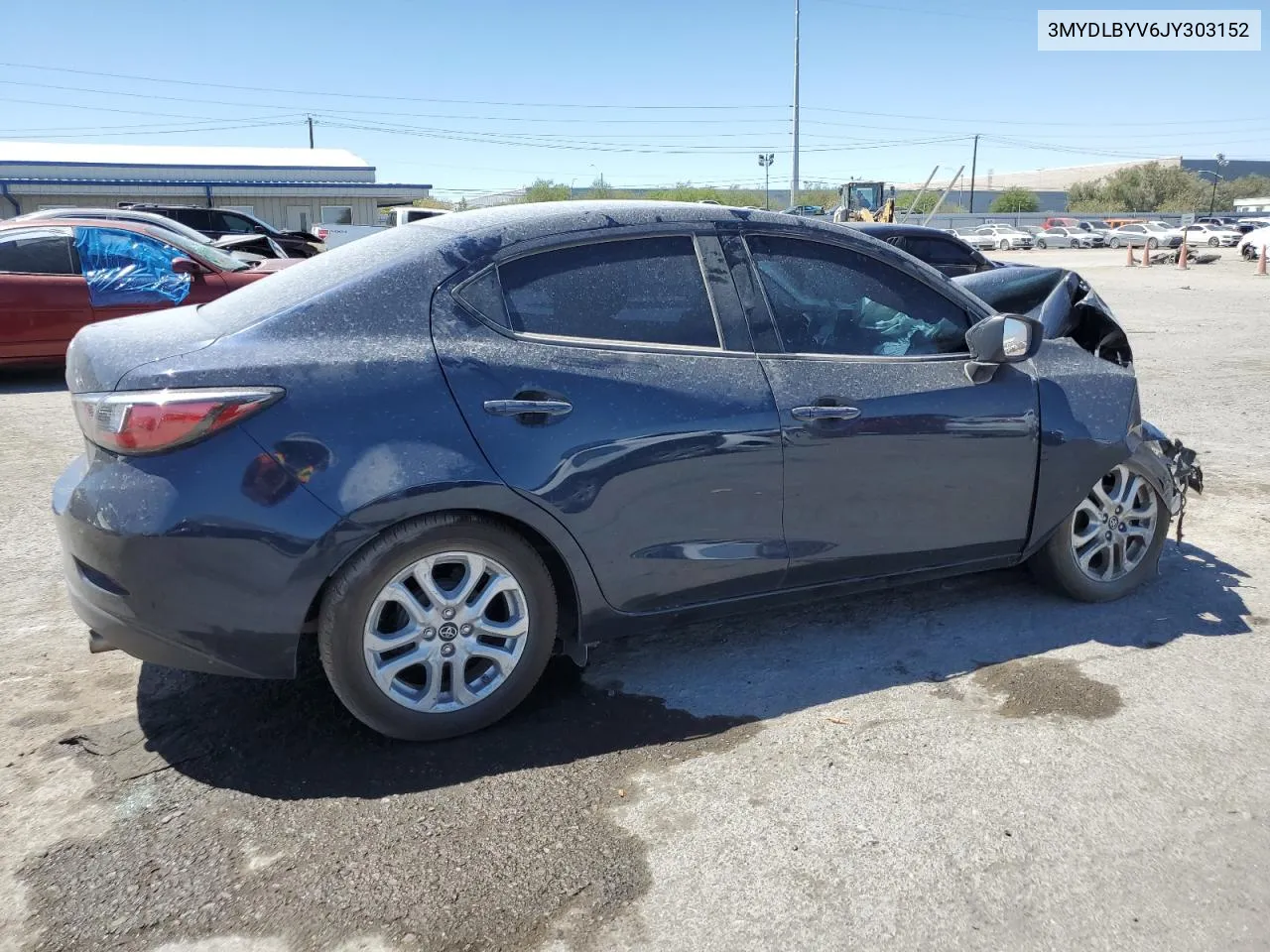 2018 Toyota Yaris Ia VIN: 3MYDLBYV6JY303152 Lot: 67608304