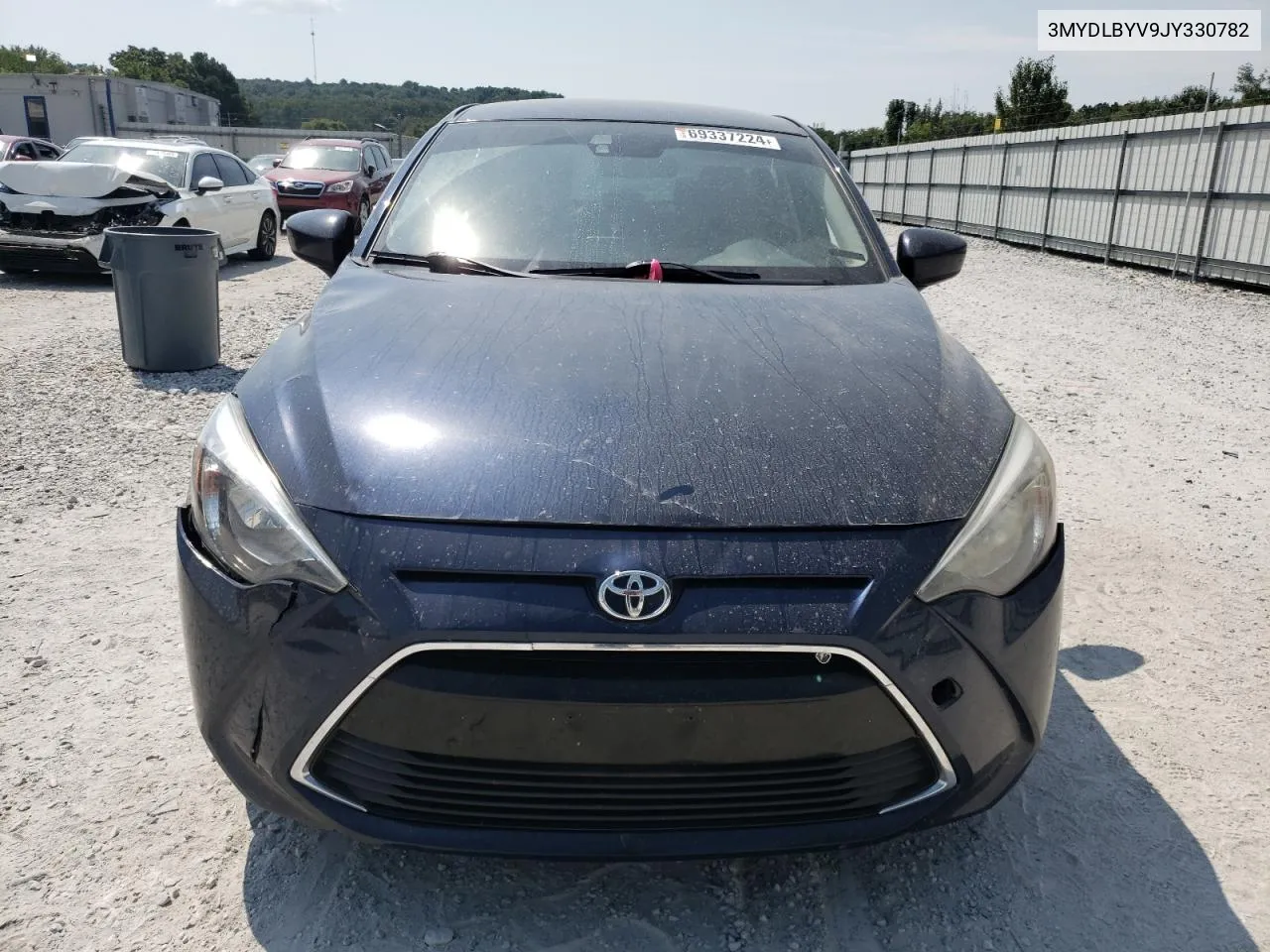 2018 Toyota Yaris Ia VIN: 3MYDLBYV9JY330782 Lot: 69337224