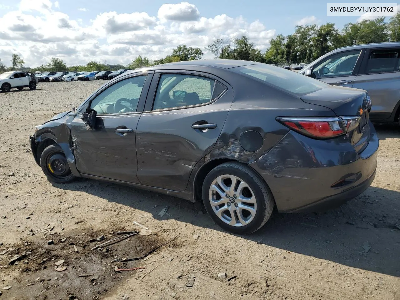 2018 Toyota Yaris Ia VIN: 3MYDLBYV1JY301762 Lot: 69843104