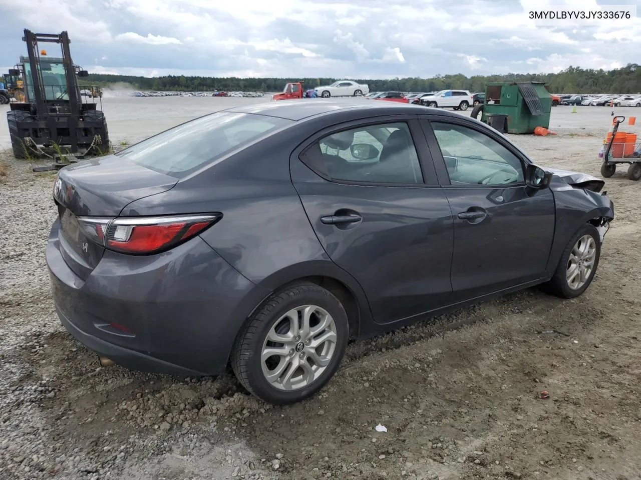 2018 Toyota Yaris Ia VIN: 3MYDLBYV3JY333676 Lot: 73698114