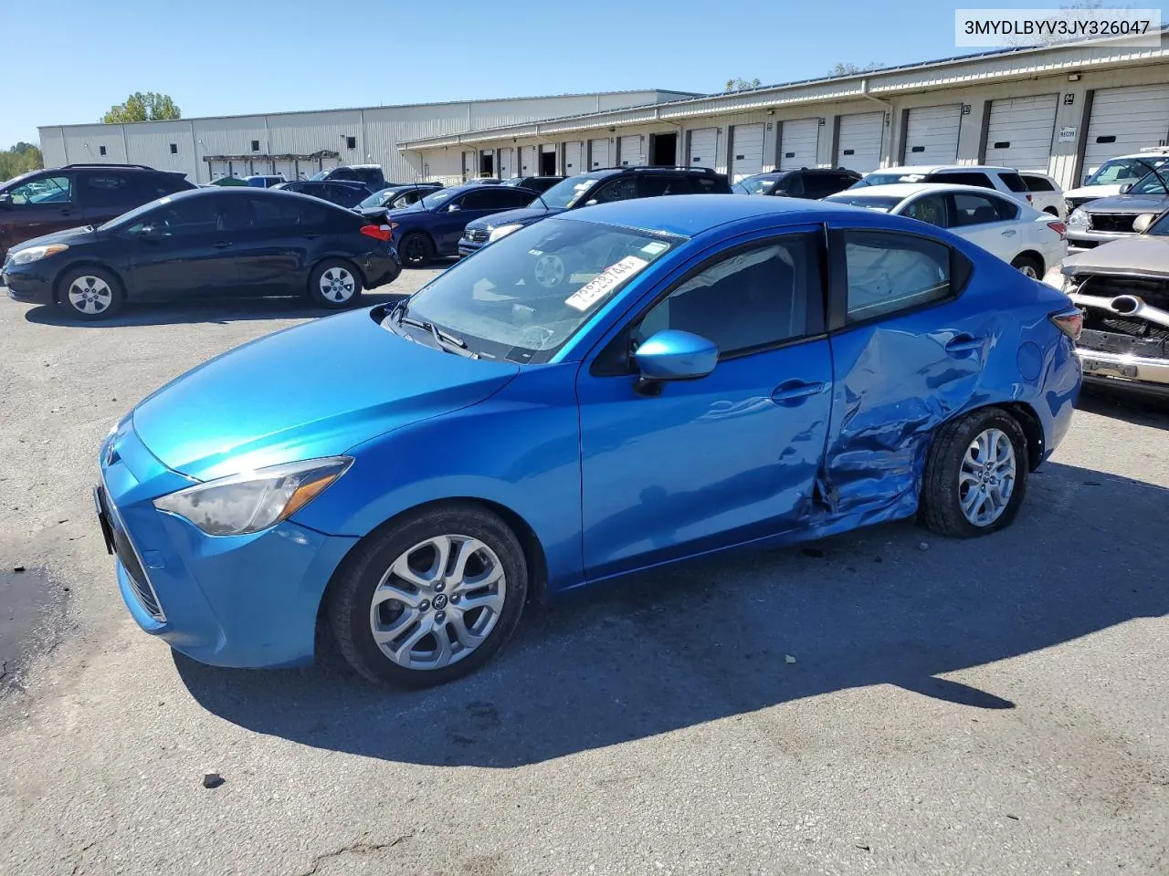 2018 Toyota Yaris Ia VIN: 3MYDLBYV3JY326047 Lot: 73828744