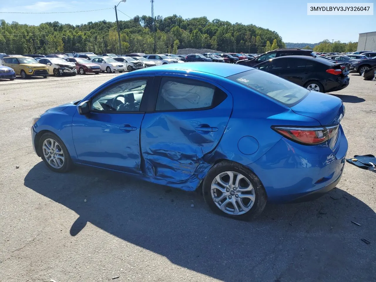 2018 Toyota Yaris Ia VIN: 3MYDLBYV3JY326047 Lot: 73828744