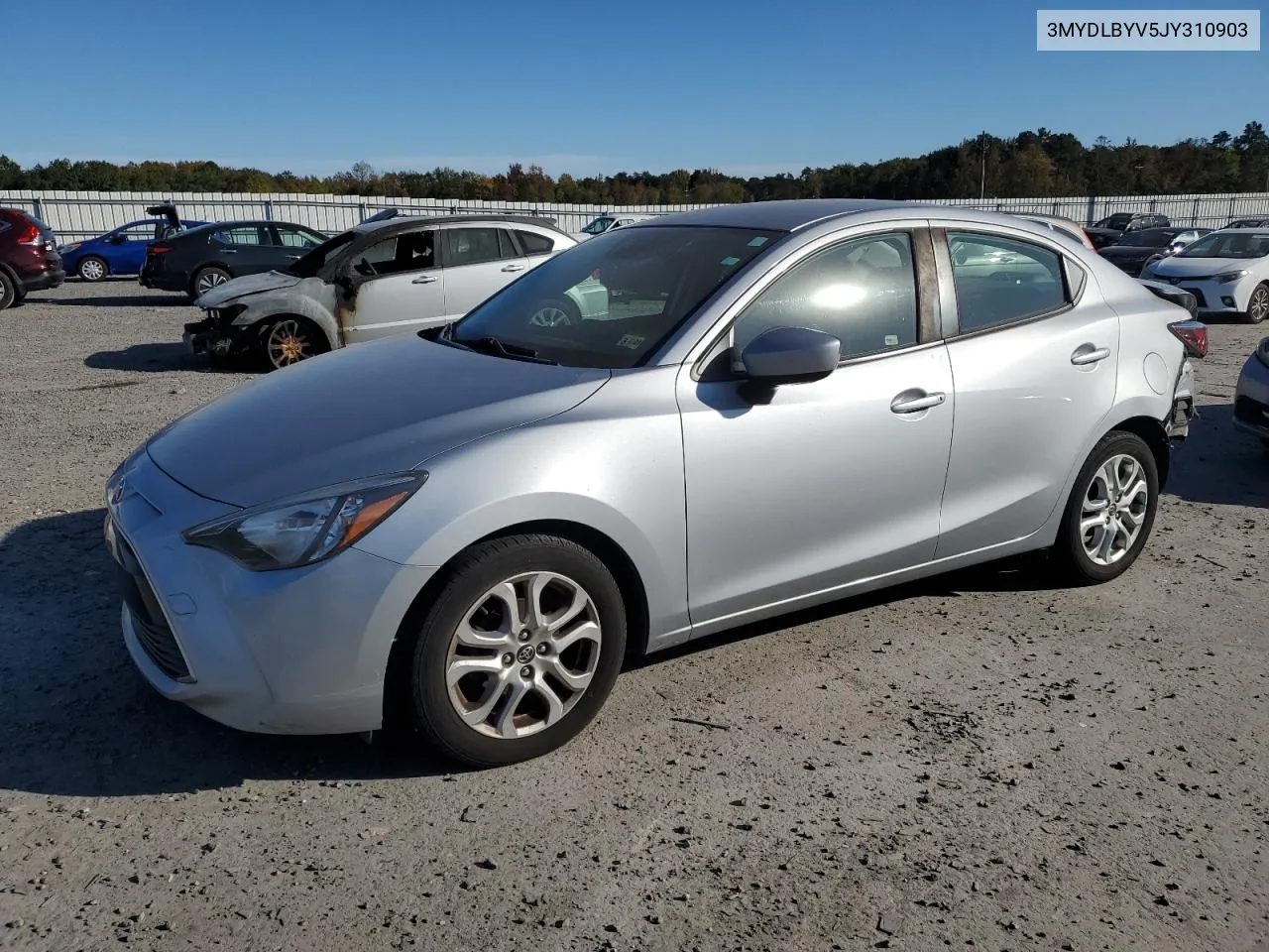 2018 Toyota Yaris Ia VIN: 3MYDLBYV5JY310903 Lot: 76822744