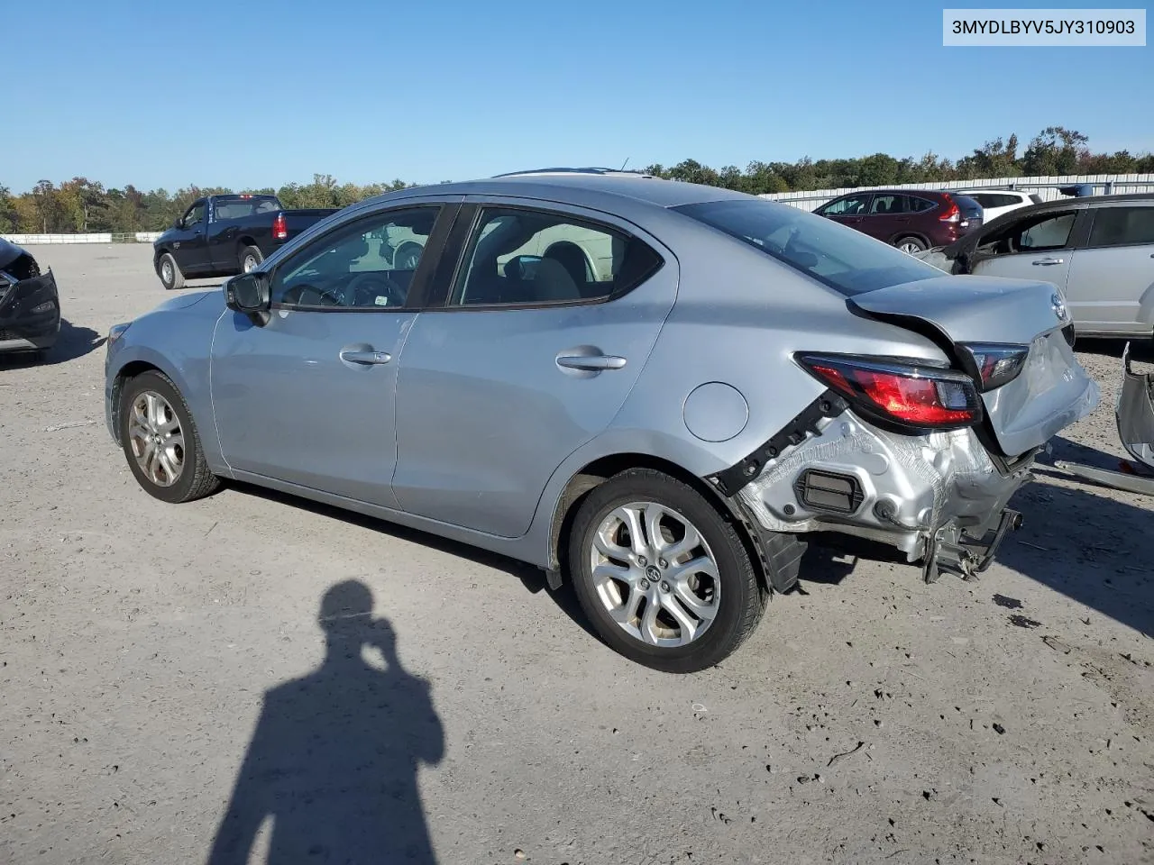 2018 Toyota Yaris Ia VIN: 3MYDLBYV5JY310903 Lot: 76822744