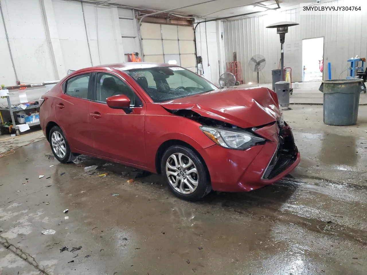 2018 Toyota Yaris Ia VIN: 3MYDLBYV9JY304764 Lot: 77145474