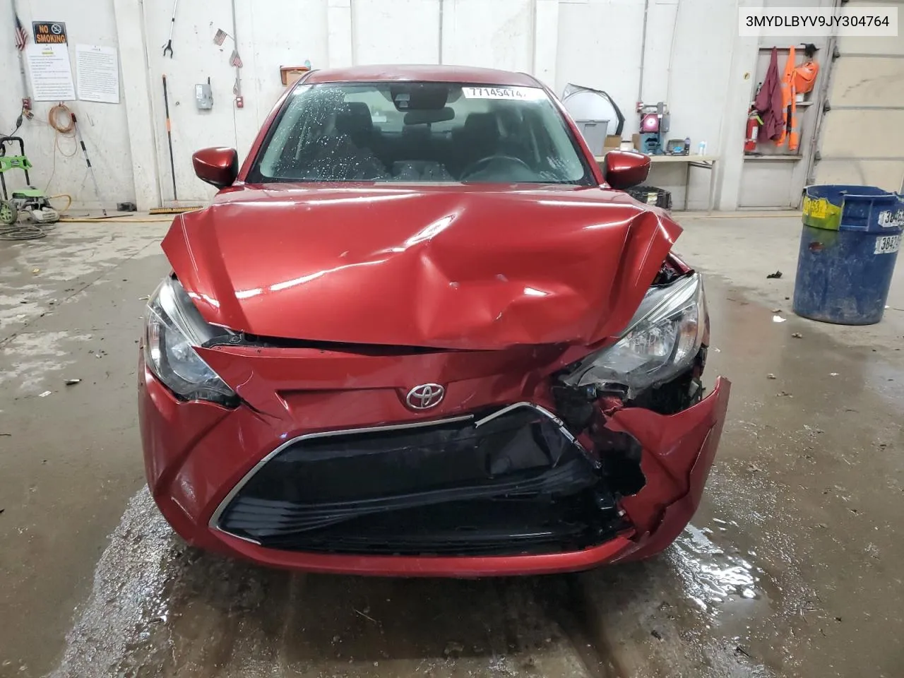 2018 Toyota Yaris Ia VIN: 3MYDLBYV9JY304764 Lot: 77145474