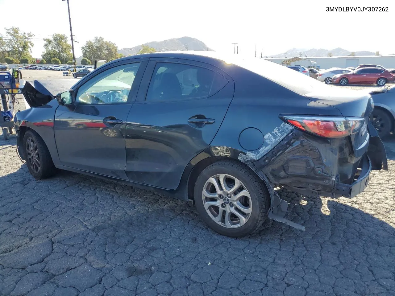 2018 Toyota Yaris Ia VIN: 3MYDLBYV0JY307262 Lot: 78373444