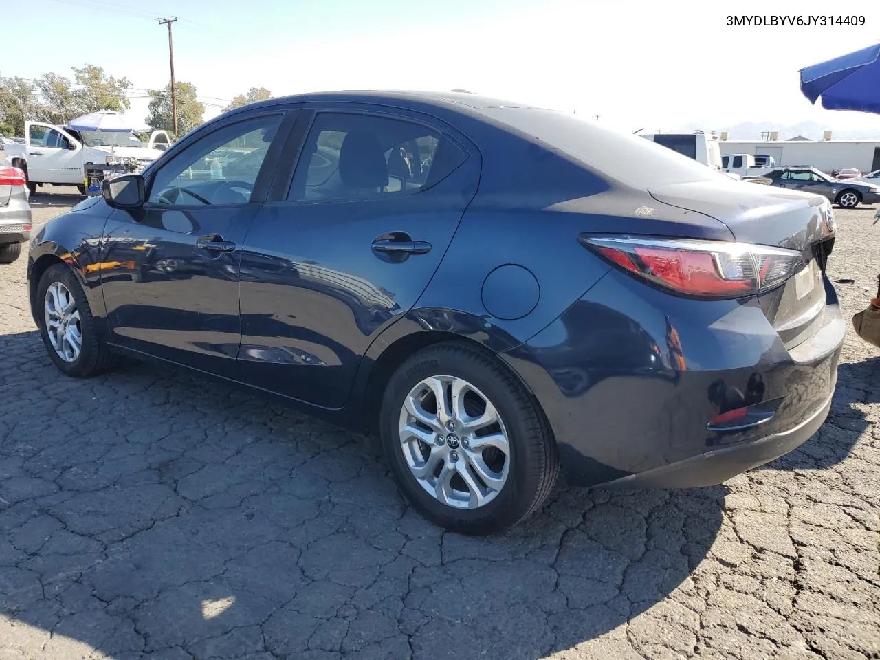 2018 Toyota Yaris Ia VIN: 3MYDLBYV6JY314409 Lot: 78454294