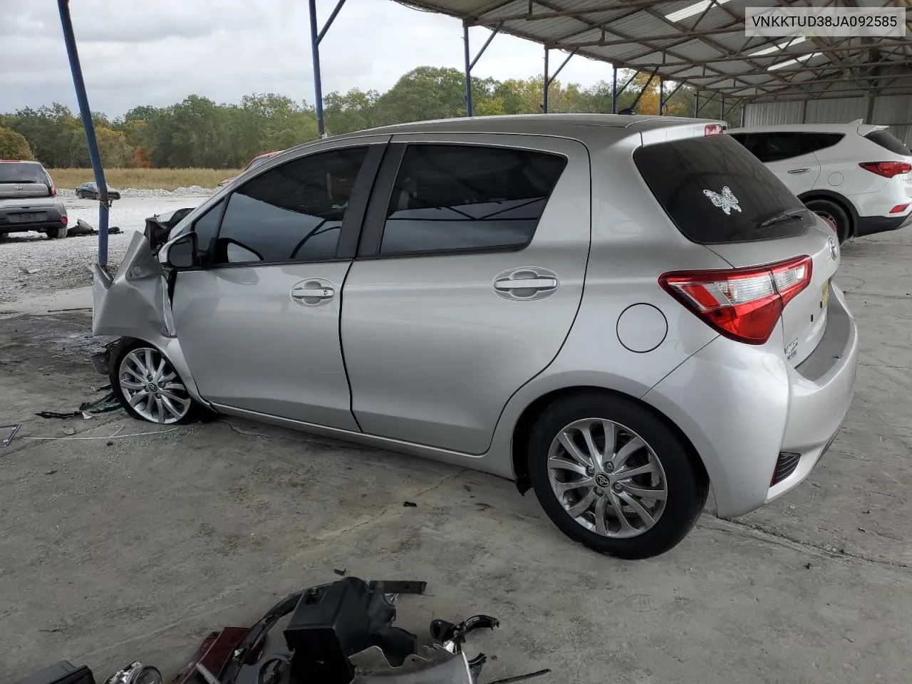 2018 Toyota Yaris L VIN: VNKKTUD38JA092585 Lot: 78957394