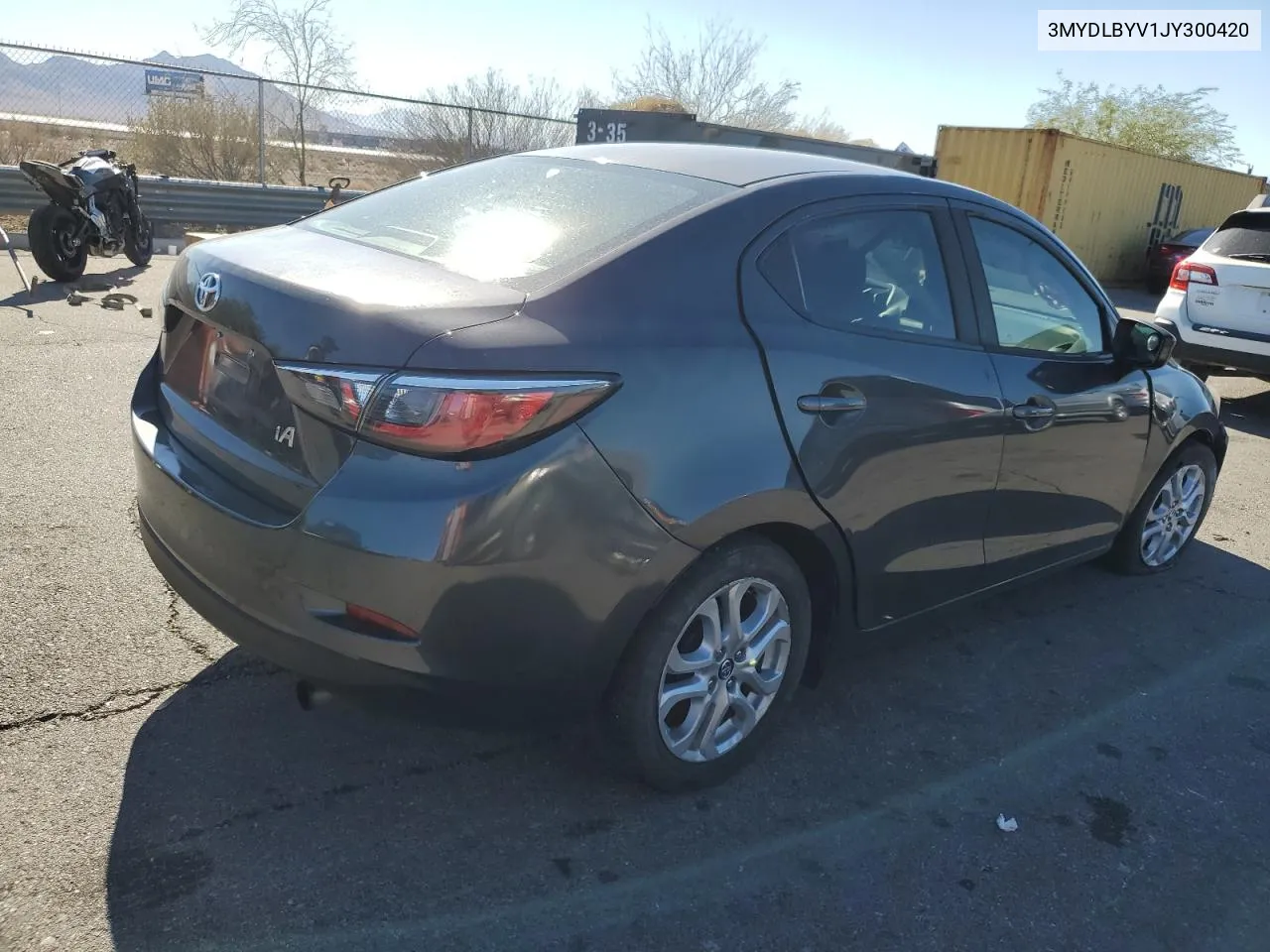 2018 Toyota Yaris Ia VIN: 3MYDLBYV1JY300420 Lot: 79917234