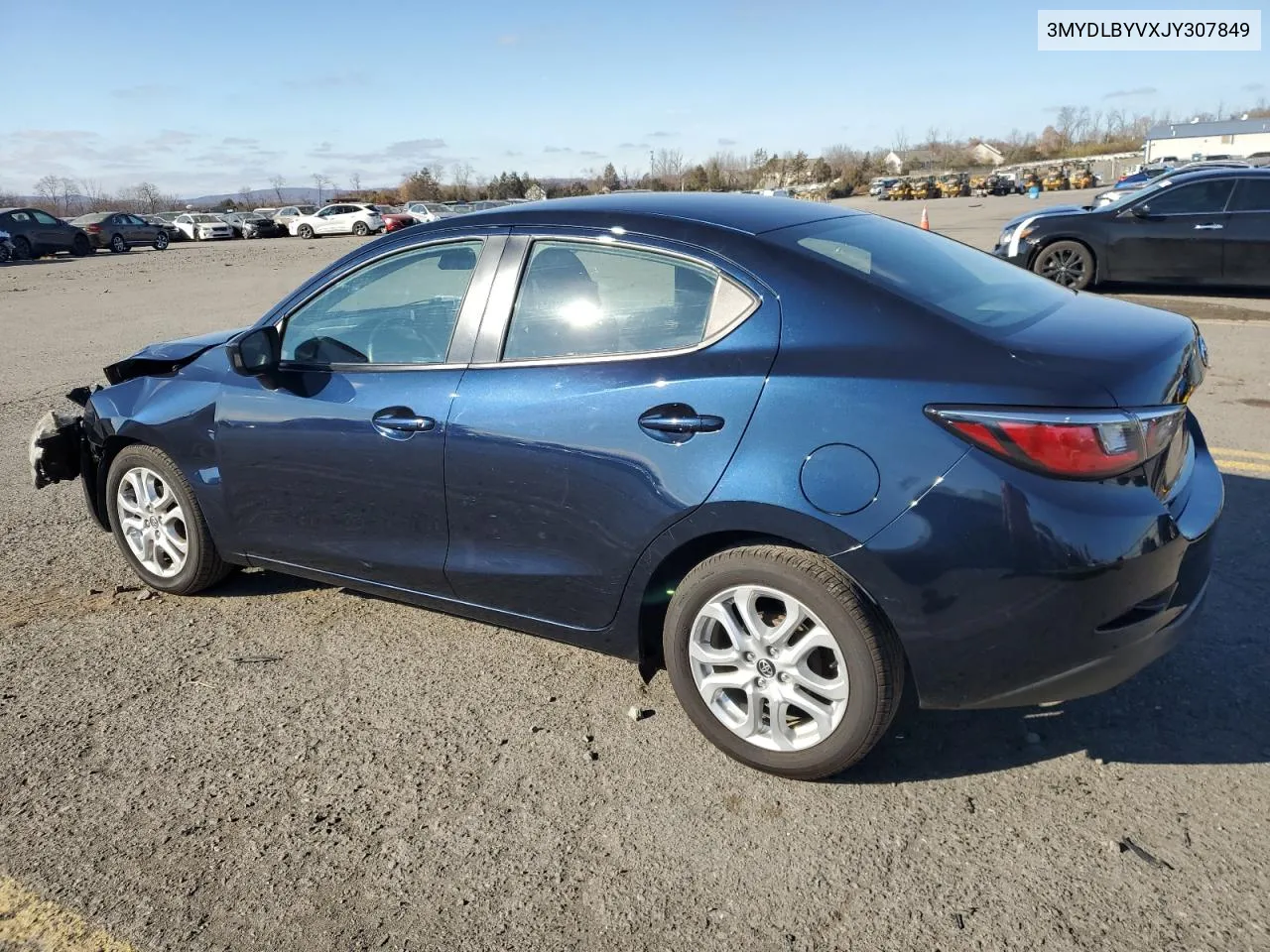 2018 Toyota Yaris Ia VIN: 3MYDLBYVXJY307849 Lot: 80715454