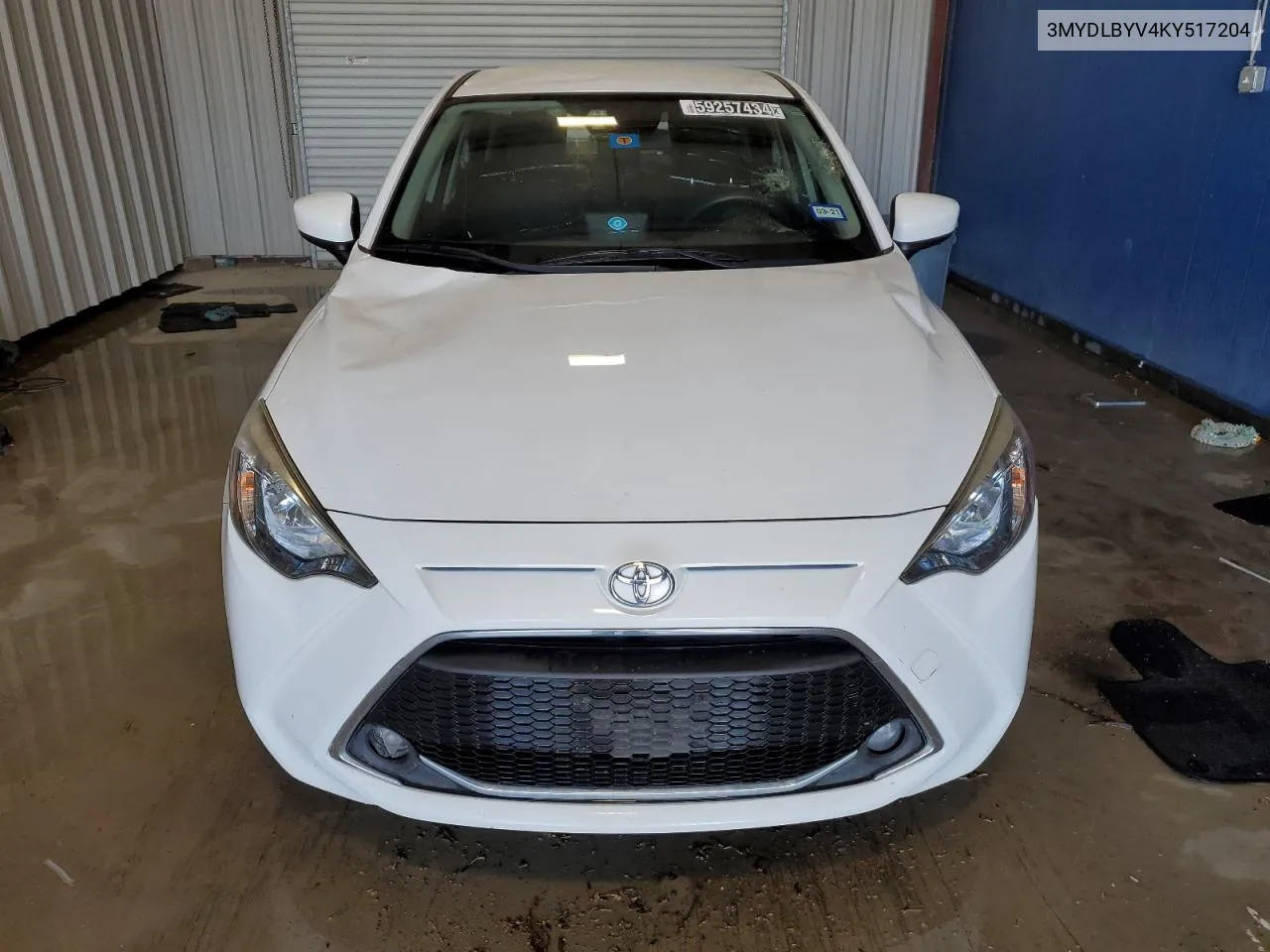 2019 Toyota Yaris L VIN: 3MYDLBYV4KY517204 Lot: 59257434