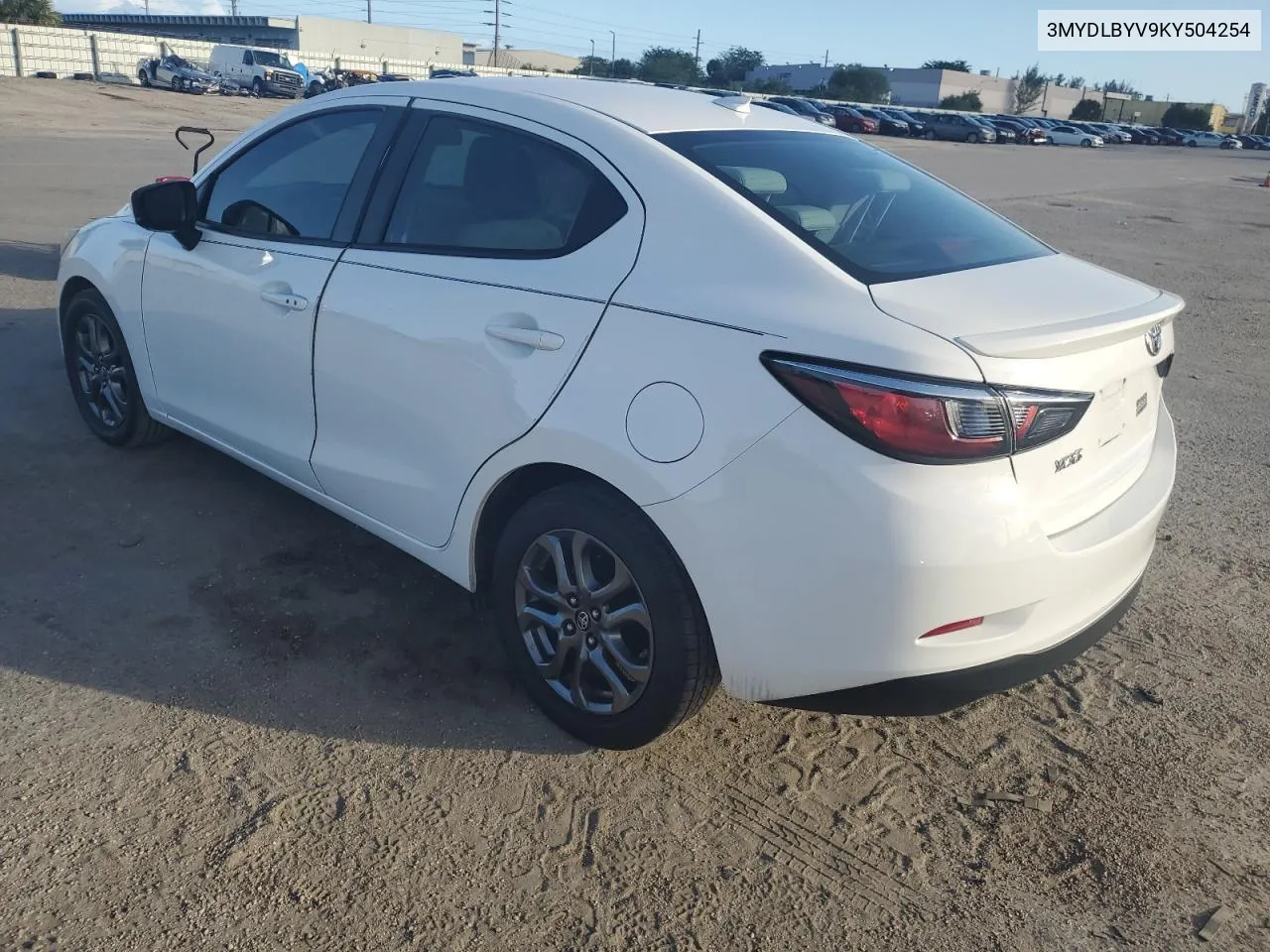 2019 Toyota Yaris L VIN: 3MYDLBYV9KY504254 Lot: 60797884