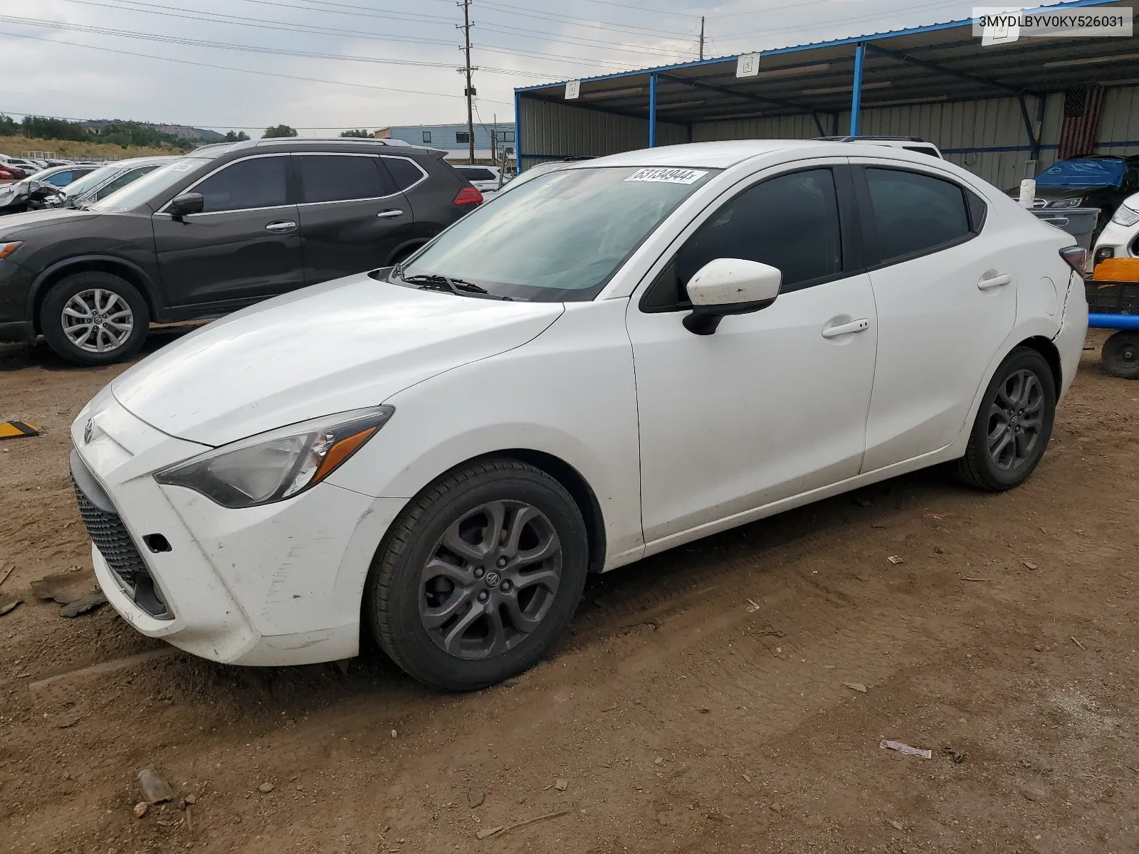 2019 Toyota Yaris L VIN: 3MYDLBYV0KY526031 Lot: 63134944