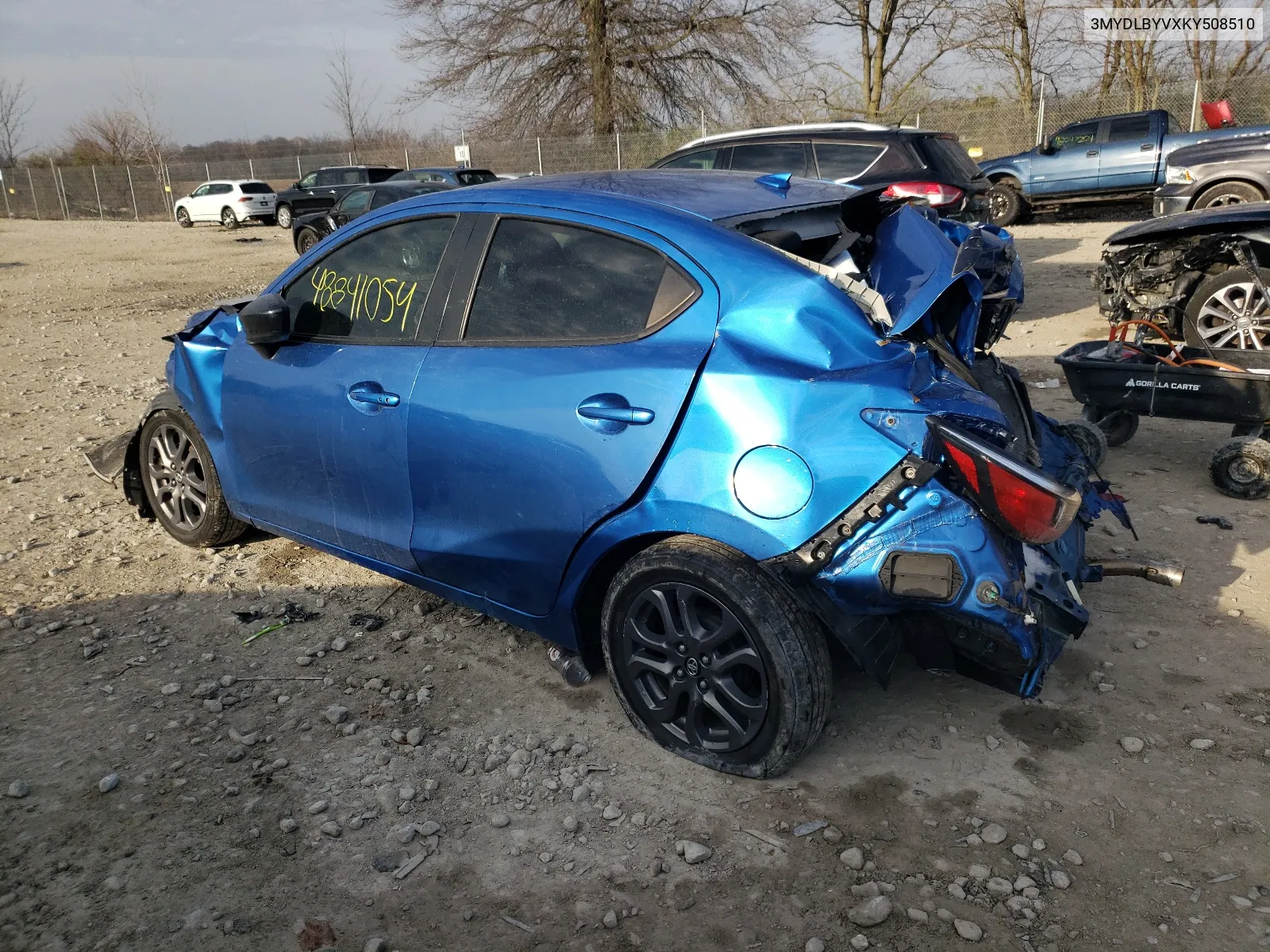 3MYDLBYVXKY508510 2019 Toyota Yaris L