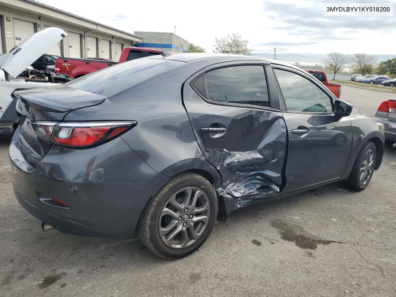 2019 Toyota Yaris L VIN: 3MYDLBYV1KY518200 Lot: 71536254