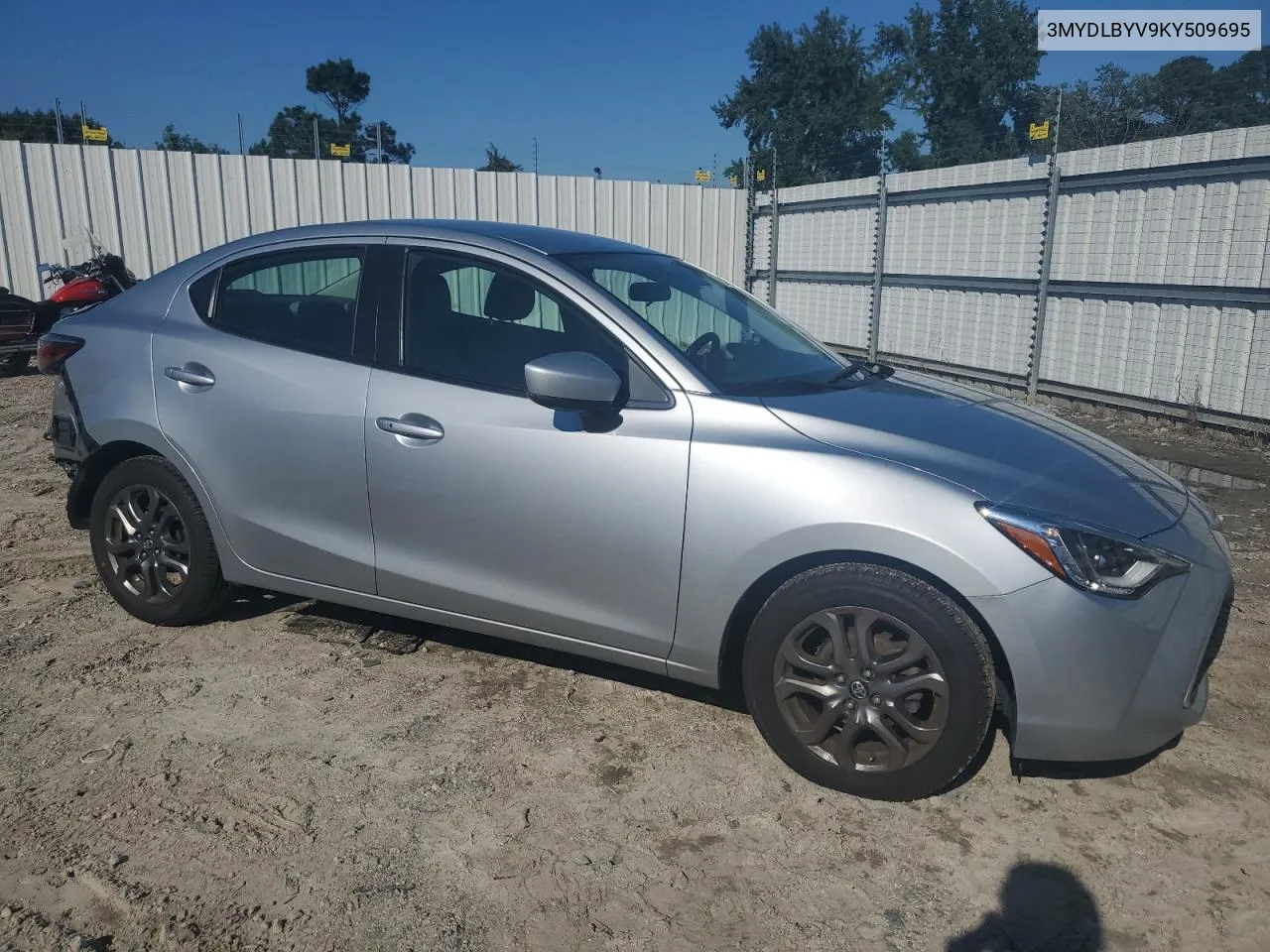 2019 Toyota Yaris L VIN: 3MYDLBYV9KY509695 Lot: 72414344