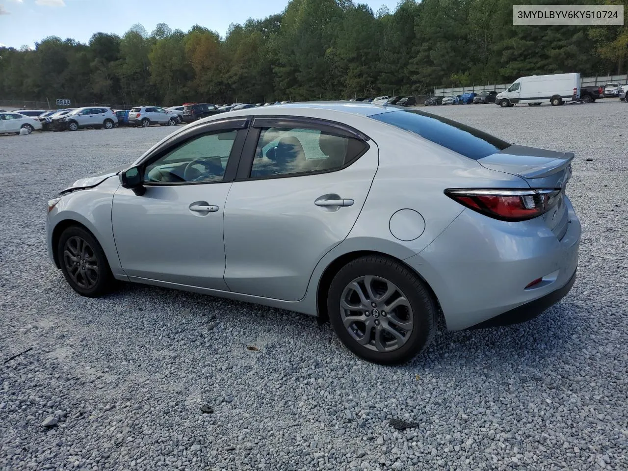 2019 Toyota Yaris L VIN: 3MYDLBYV6KY510724 Lot: 72917754