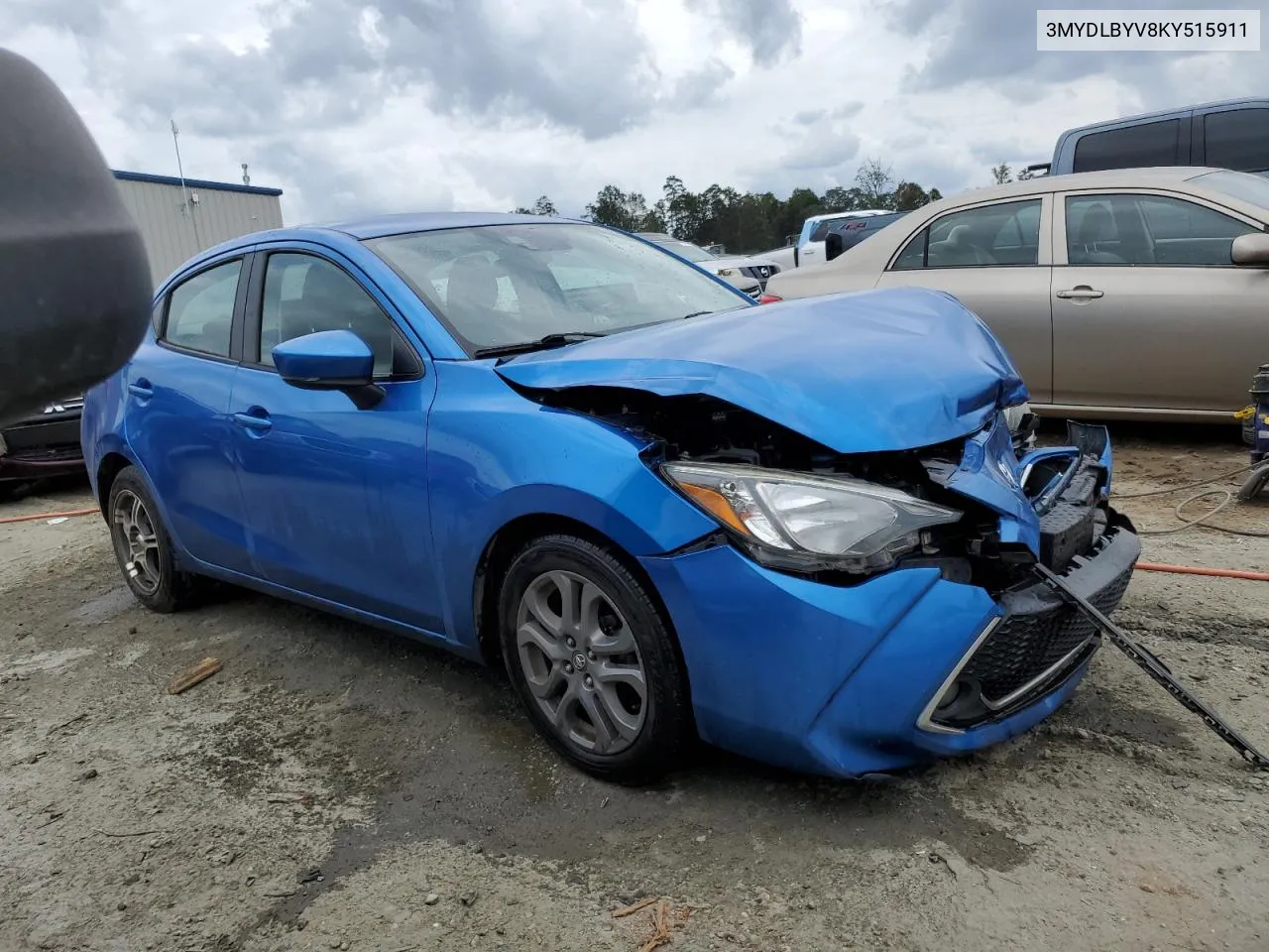 2019 Toyota Yaris L VIN: 3MYDLBYV8KY515911 Lot: 73915894