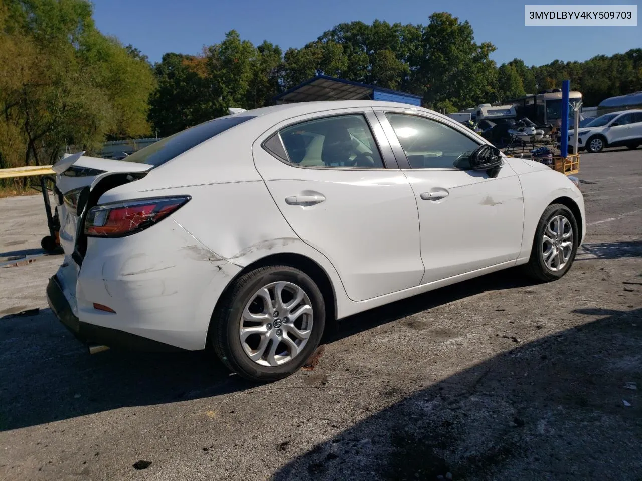 2019 Toyota Yaris L VIN: 3MYDLBYV4KY509703 Lot: 74363784