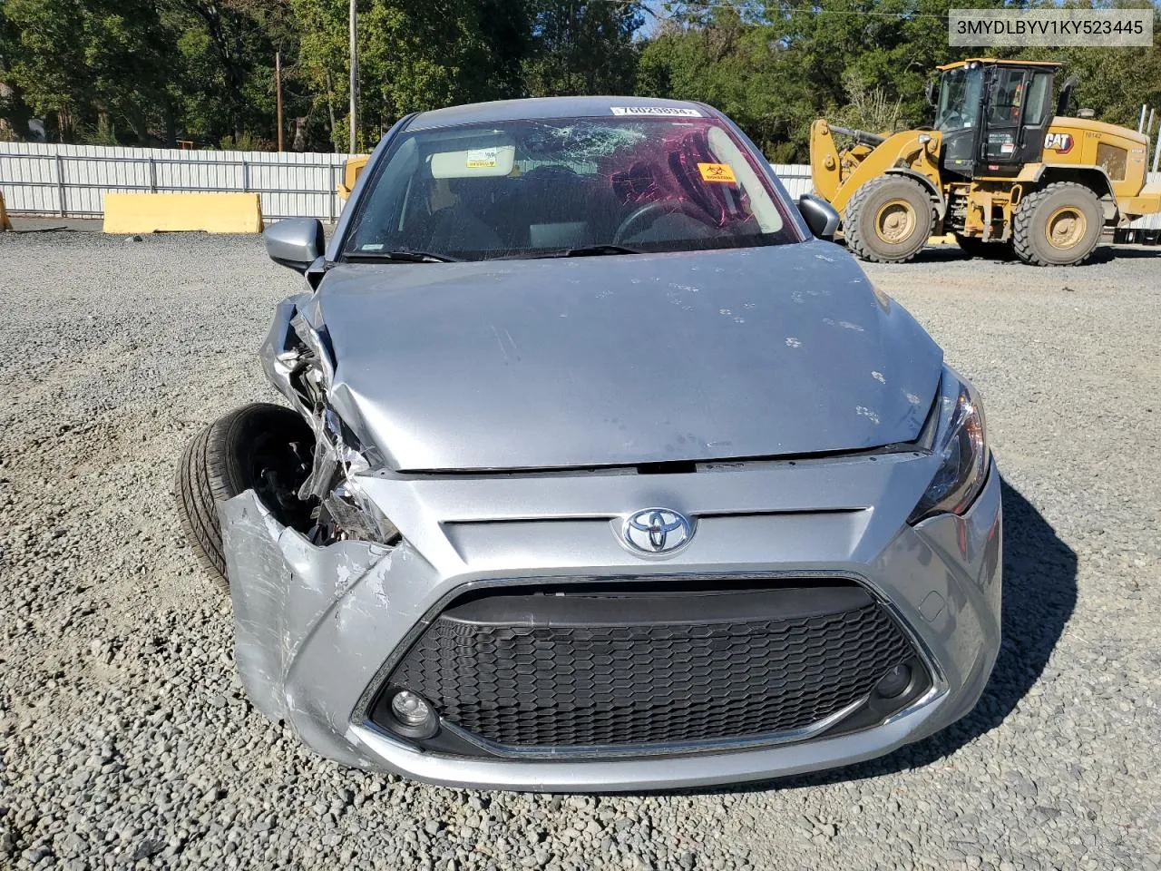 2019 Toyota Yaris L VIN: 3MYDLBYV1KY523445 Lot: 76029894