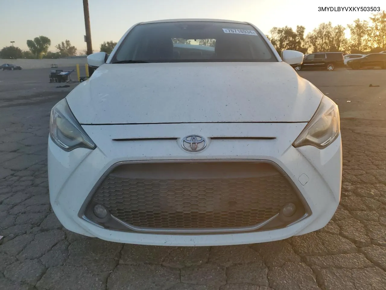 2019 Toyota Yaris L VIN: 3MYDLBYVXKY503503 Lot: 76718934