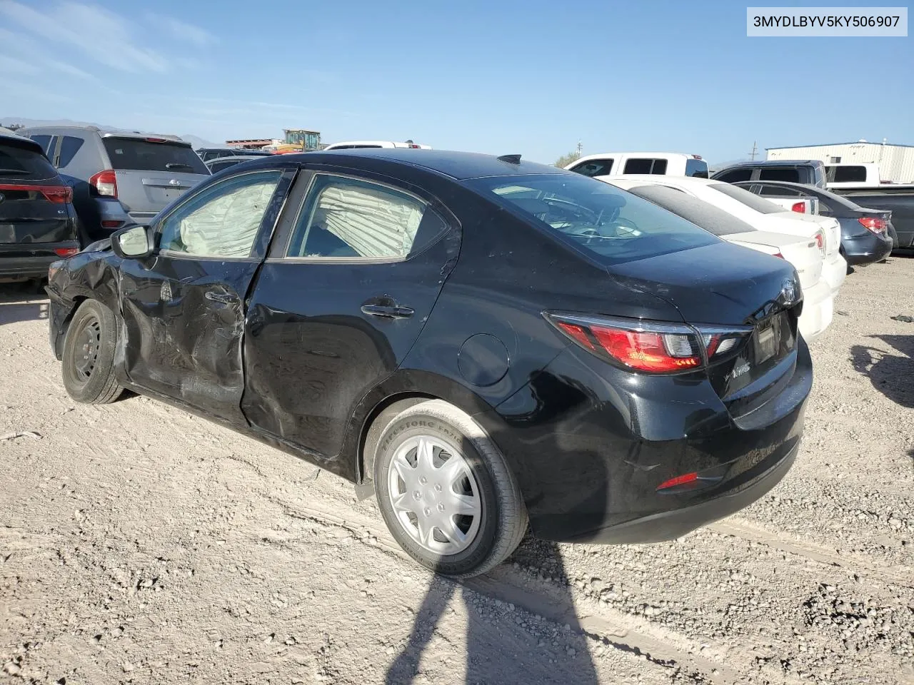 2019 Toyota Yaris L VIN: 3MYDLBYV5KY506907 Lot: 78306834