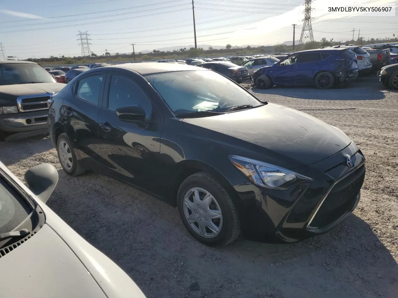 2019 Toyota Yaris L VIN: 3MYDLBYV5KY506907 Lot: 78306834