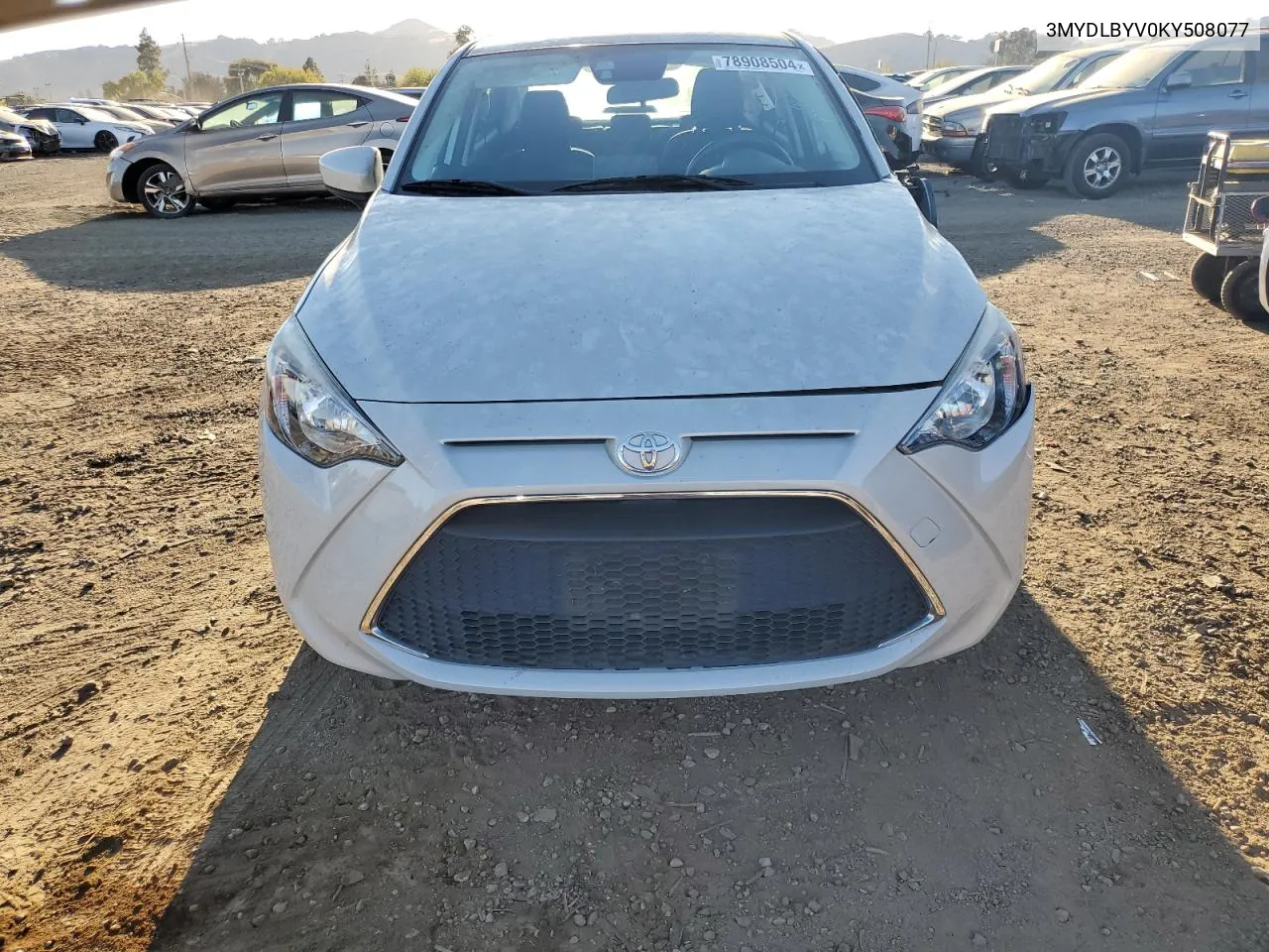 2019 Toyota Yaris L VIN: 3MYDLBYV0KY508077 Lot: 78908504