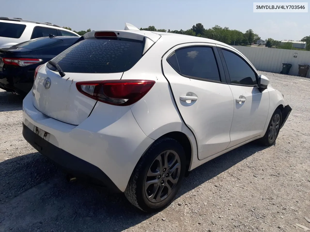 2020 Toyota Yaris Le VIN: 3MYDLBJV4LY703546 Lot: 69371324