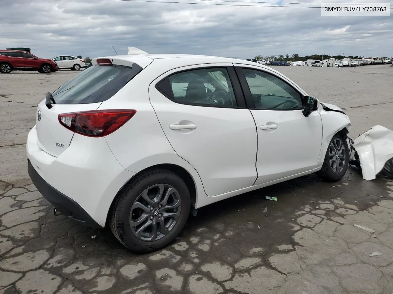 2020 Toyota Yaris Le VIN: 3MYDLBJV4LY708763 Lot: 71453564