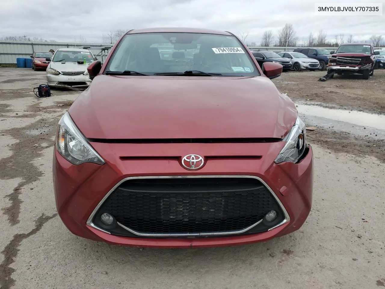 2020 Toyota Yaris Le VIN: 3MYDLBJV0LY707335 Lot: 79410954