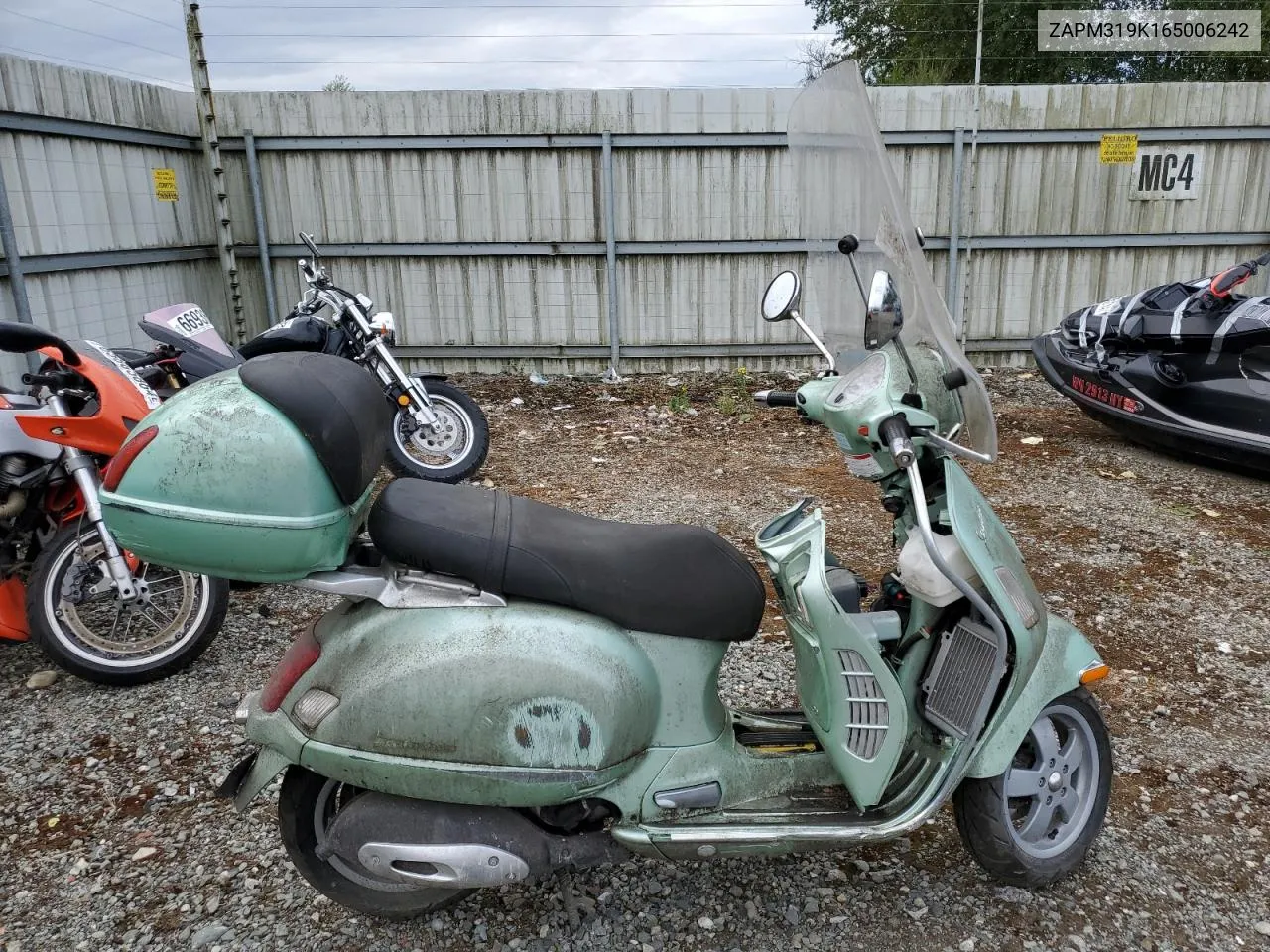 2006 Vespa Granturismo 200 VIN: ZAPM319K165006242 Lot: 67723354