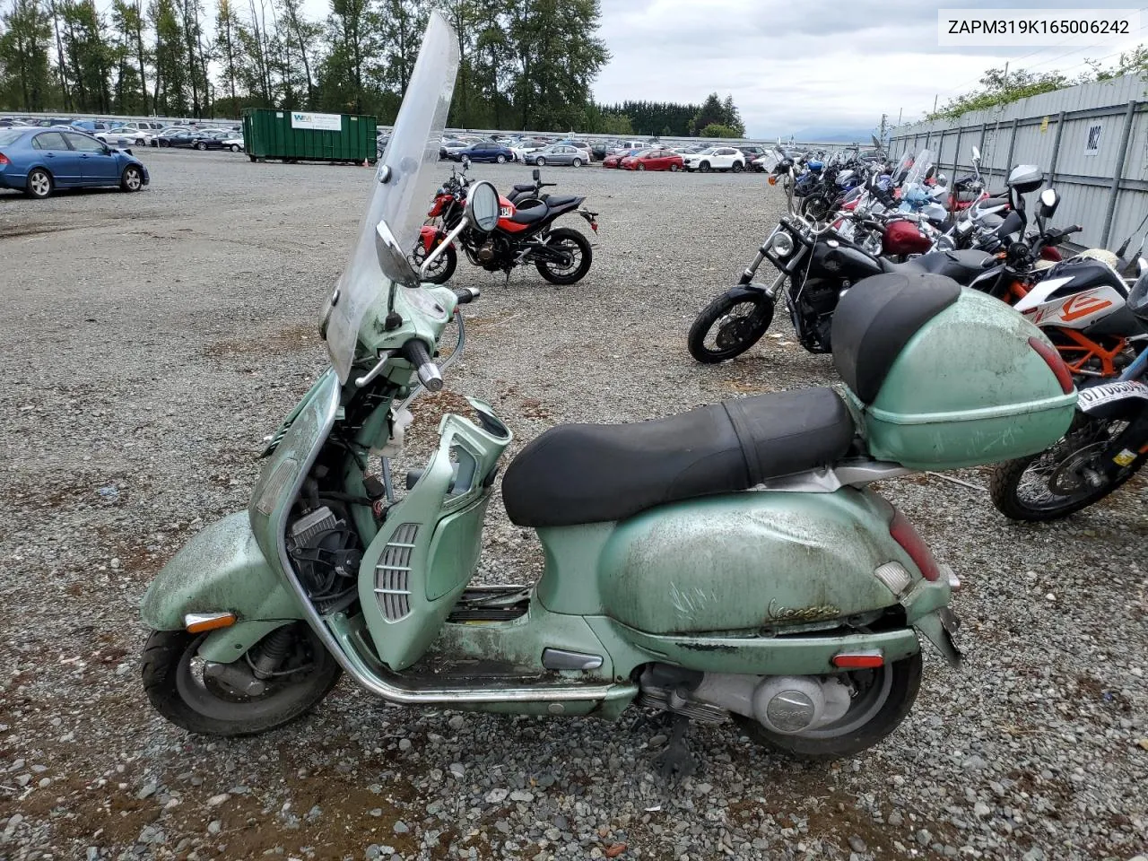 2006 Vespa Granturismo 200 VIN: ZAPM319K165006242 Lot: 67723354