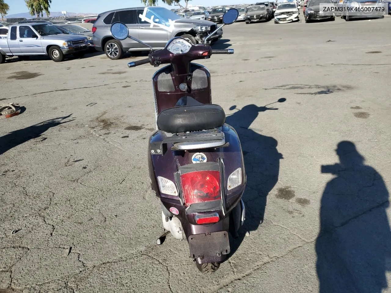 2006 Vespa Granturismo 200 VIN: ZAPM319K465007479 Lot: 76528294