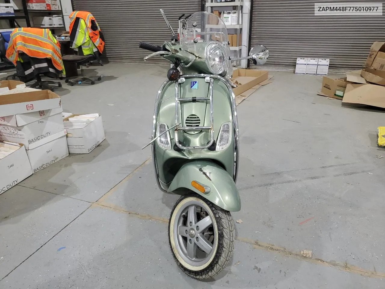 2007 Vespa Lx 150 VIN: ZAPM448F775010977 Lot: 67743044