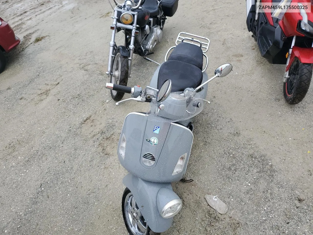 2007 Vespa Gts 250 VIN: ZAPM459L175500325 Lot: 74698594