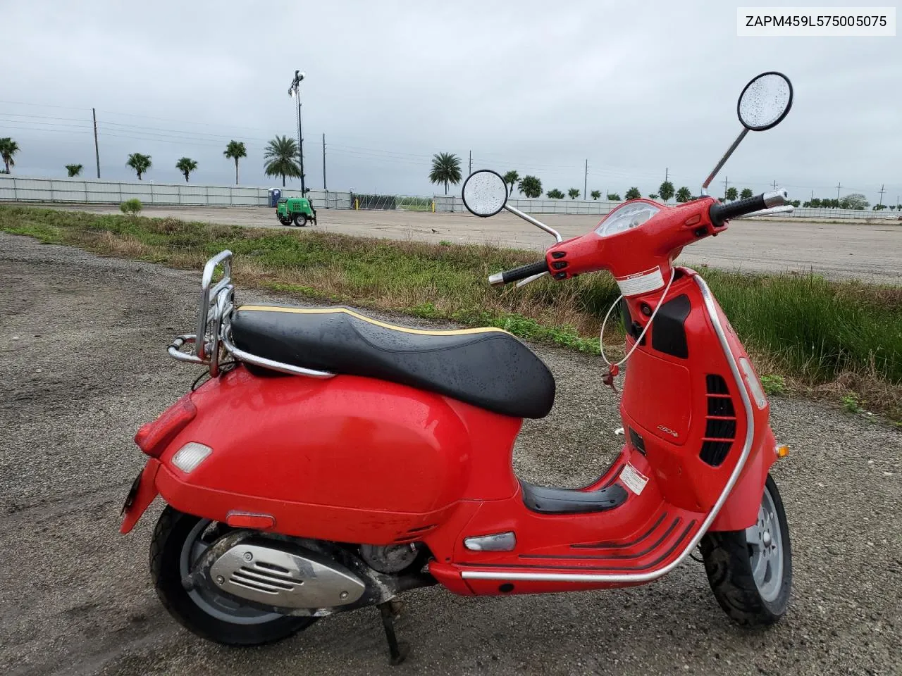 2007 Vespa Gts 250 VIN: ZAPM459L575005075 Lot: 75057434