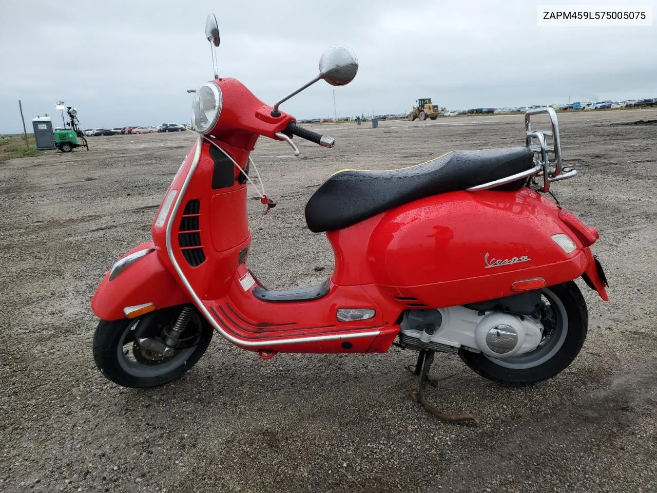 2007 Vespa Gts 250 VIN: ZAPM459L575005075 Lot: 75057434