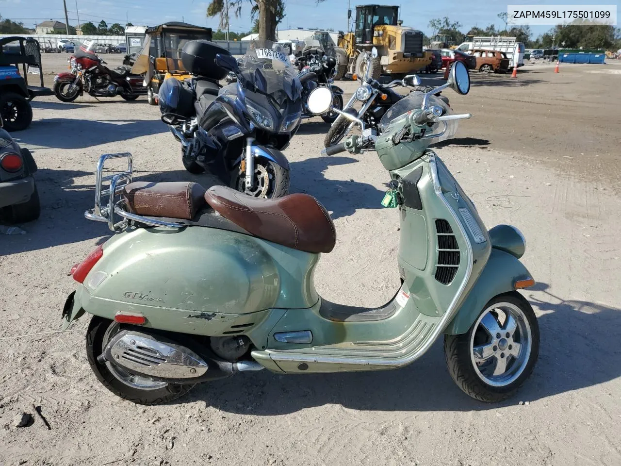 2007 Vespa Gts 250 VIN: ZAPM459L175501099 Lot: 76454984