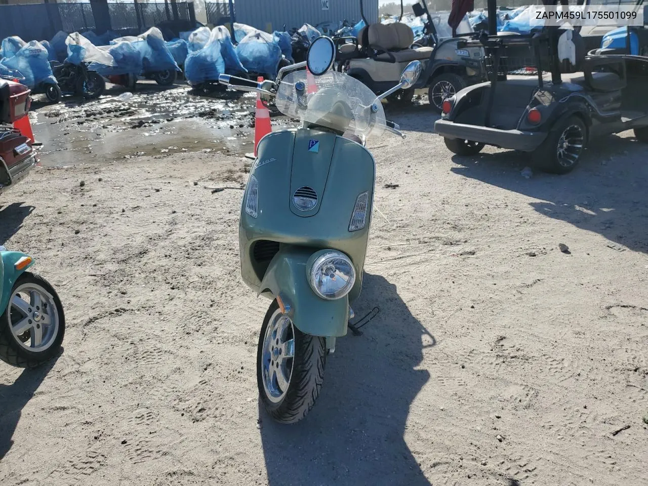 2007 Vespa Gts 250 VIN: ZAPM459L175501099 Lot: 76454984